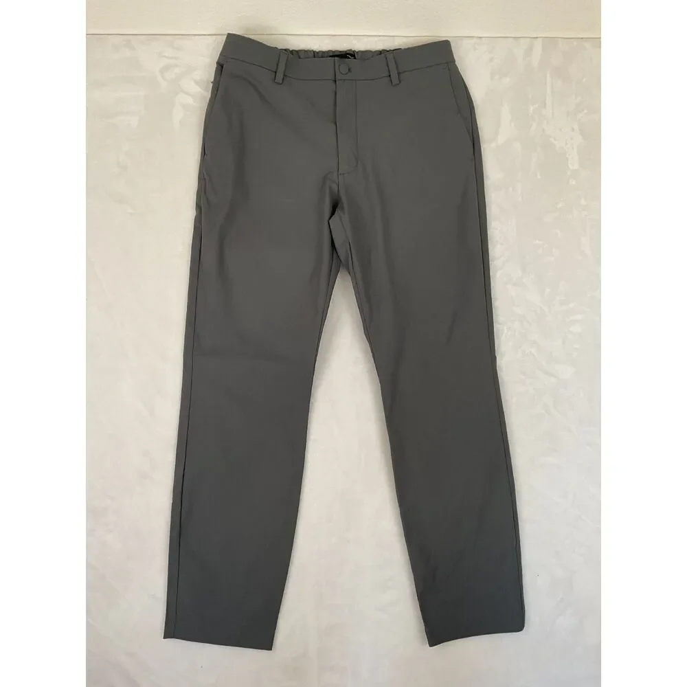 Banana Republic Core Temp Men's Black Performance Chino Pants Tech Stretch 34x32